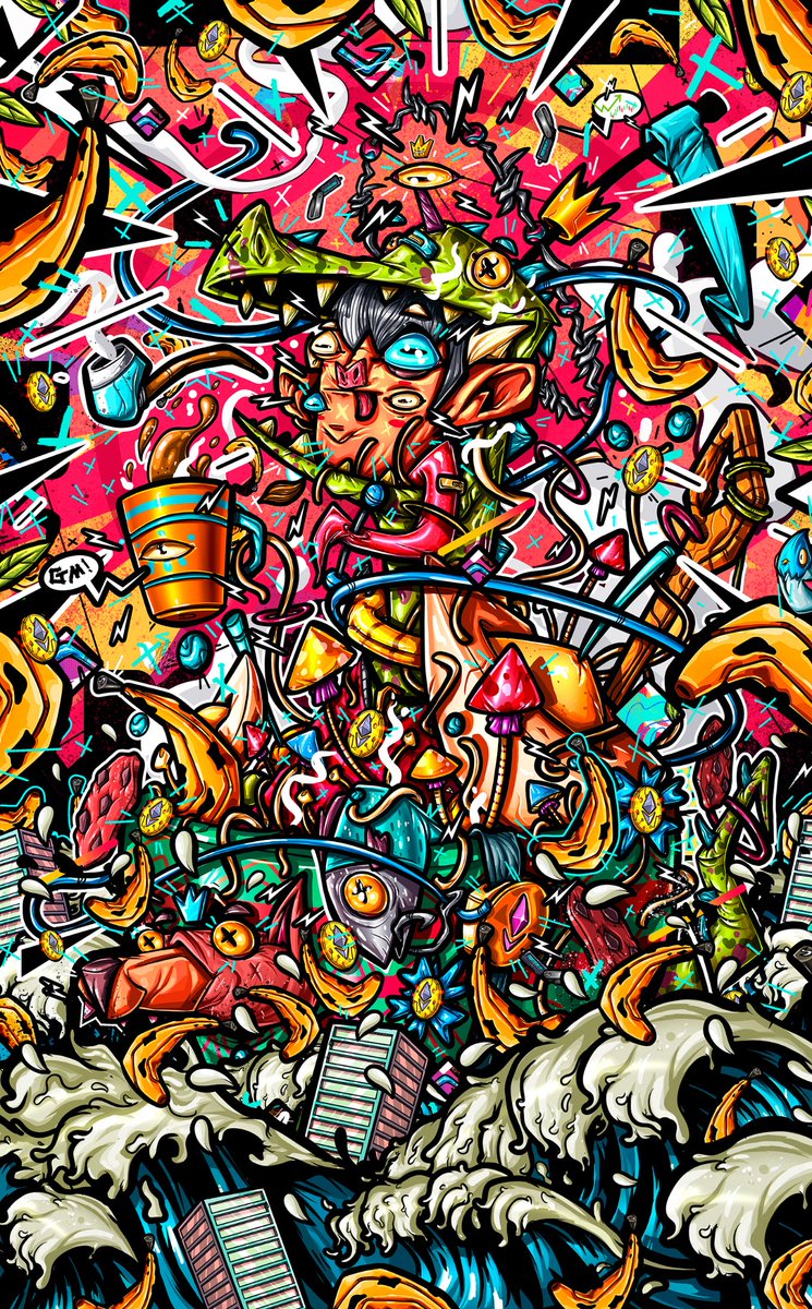 ArturFalco3's tweet photo. 3 of my pieces available on @SuperRare 💎
A journey into a multicolored world, my essence in art form!✨

🔻link 🔻 https://t.co/wTtap5Tcf8