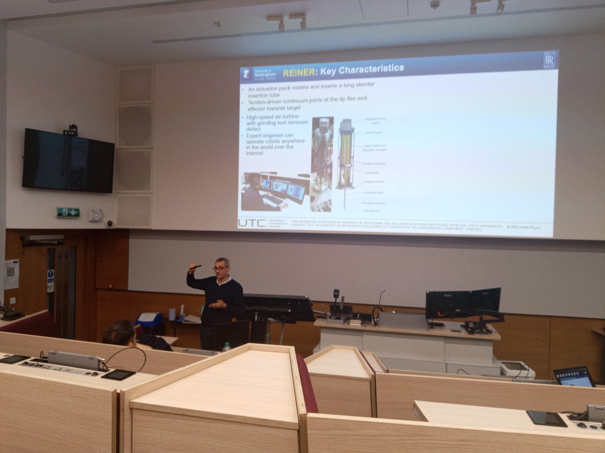 RatLPGRNetwork's tweet photo. 🐍🤖 Yesterday we had some interesting talks on snake robots for industrial maintenance from visitors, Prof Dragos Axinte and colleagues from @UoN_UTC https://t.co/60uGqhbKiW