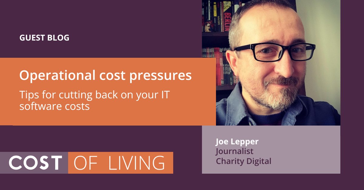 Caf's tweet photo. 2023 will be off to a tough start for many - and #charity leaders may be looking for further ways to cut costs.
Joe Lepper @News_Features from @CharityDigiOrg has some great advice on ways charities can reduce IT expenses ⬇️
https://t.co/NV6aVNJv6F https://t.co/tACtG8aWrp