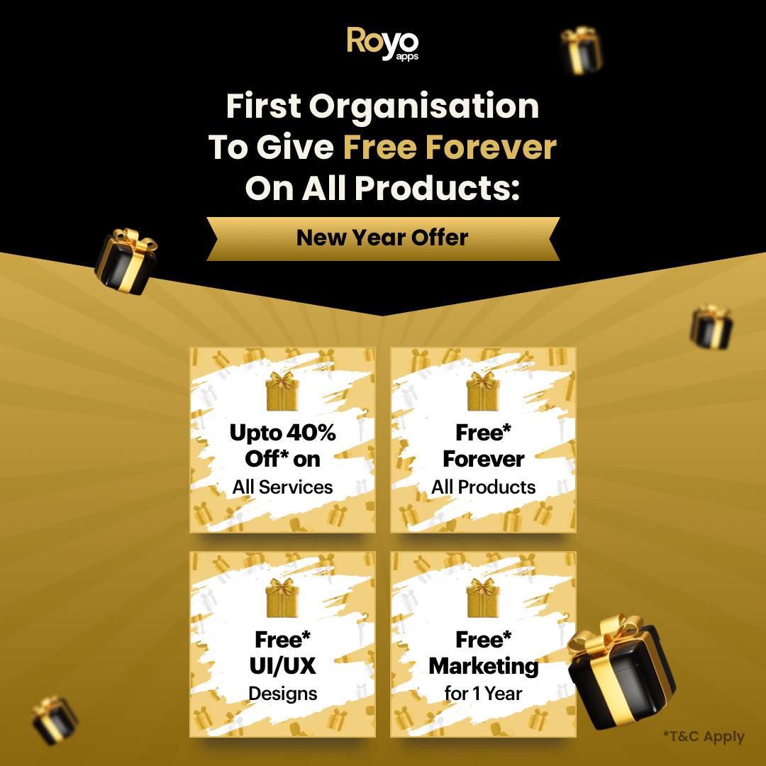 royoapps's tweet photo. This New Year, RoyoApps brings you “Free Forever on all Products”.
Scratch and win exciting offers from @royoapps 

Feeling Lucky?
Try your luck 👉🏻 https://t.co/umXeIuwEtk

#business #offer #offerpost #offering #newyearoffer #offersale #businessoffering #offering #offeroftheday https://t.co/s9XpOVEYu8