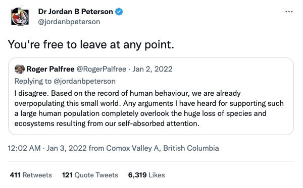DanielCrowe4OR's tweet photo. Was @jordanbpeterson treating @Rogerpalfree? If not, then your argument that Dr. Peterson's actions are "a clear violation of basic ethical standards for a clinical psychologist" means that all psychologists who publicly favor euthanasia are unethical. https://t.co/abZDf10Suw