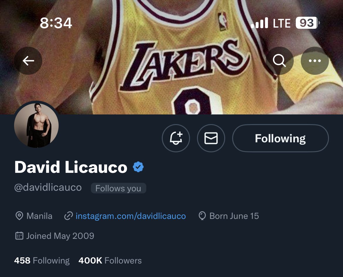 JulieVidMEDICS's tweet photo. From 280.7K followers to 400K. The growth. So proud of you, my always in all ways. @davidlicauco 💛 https://t.co/gLd8HXQYlr
