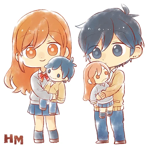 グッズ用に描いたけど使わなかったほりとみや 