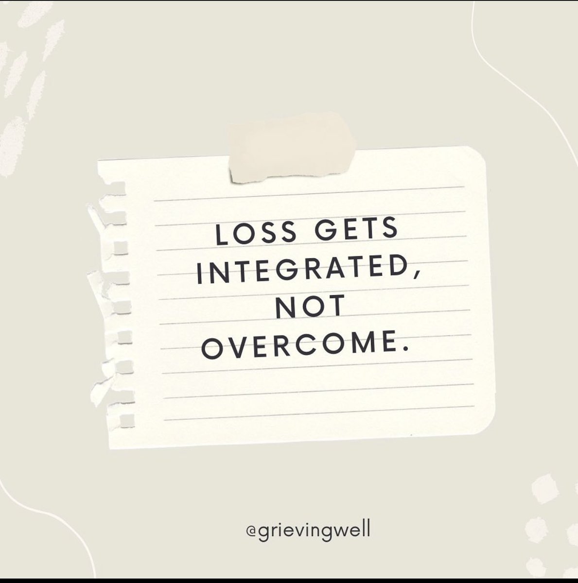 grievingwell's tweet photo. Rather, grief is something we learn to live with. We integrate our losses, still carrying the grief, but finding ways to cope effectively. 

#grief #loss #griefandloss #griefawareness #griefsupport #griefjourney #grieving #grievingwell https://t.co/YVidqsboDH
