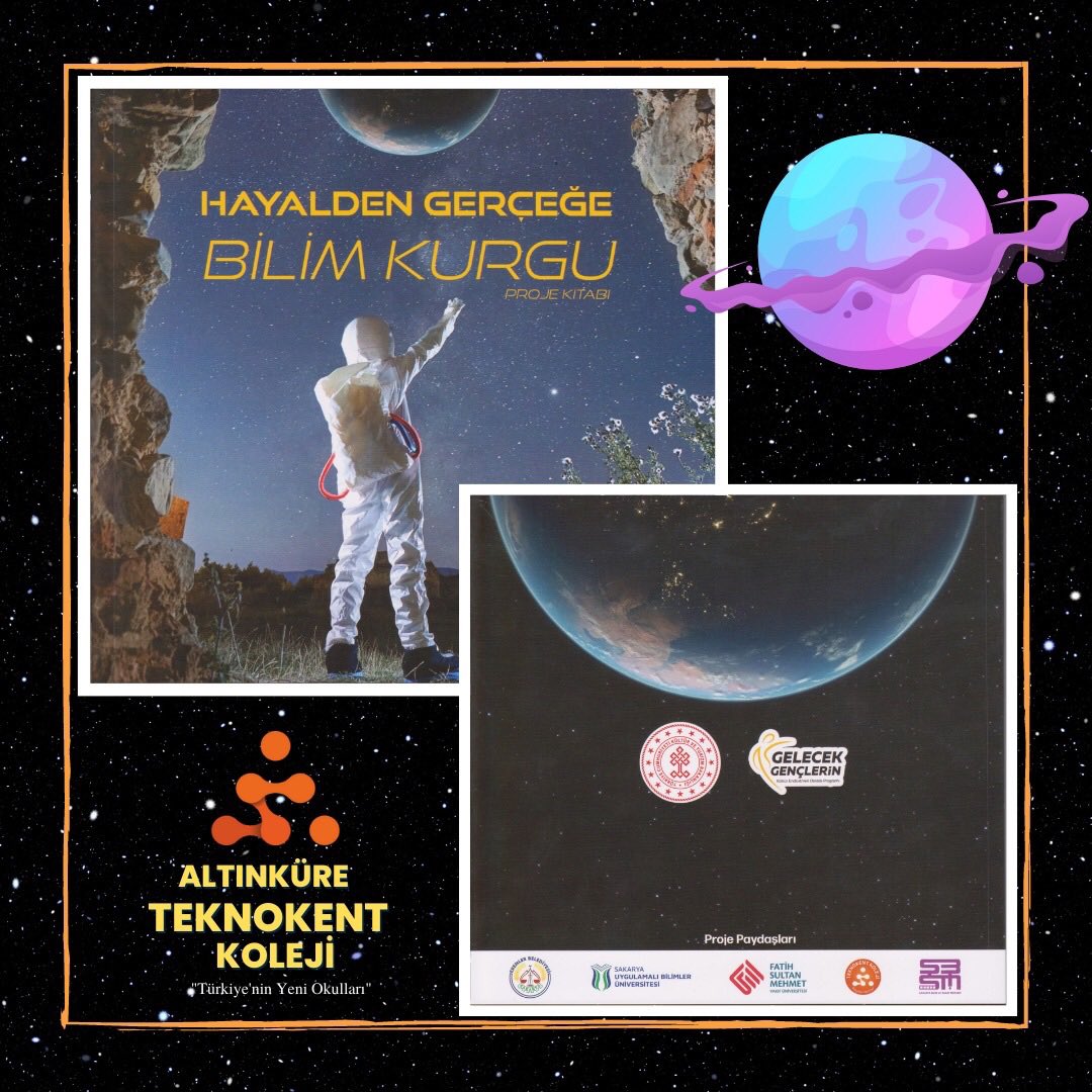 Teknokent Koleji olarak proje ortağı olduğumuz " Hayalden Gerçeğe" bilim kurgu  Projesi tamamlanmıştır. Proje kitabında "Bilgelerin Mesajı" senaryosuyla projede yer alan Öğrencimiz Arda ERATİK'i tebrik ederiz.

#proje
#bilimkurgu 
#altınküreteknokentkoleji
#altınküreokulları
