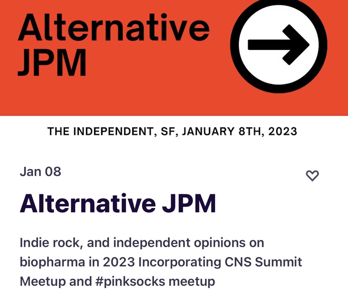 The question, when we put <a href="/bradloncar/">Brad Loncar</a> on stage with <a href="/the_sy_guy/">Sy Mukherjee (the-sy-guy.bsky.social)</a> between two indie rock bands at #AltJPM Sunday… Suit/tie or band T? So looking forward to hearing Brad’s predictions for #JPM23