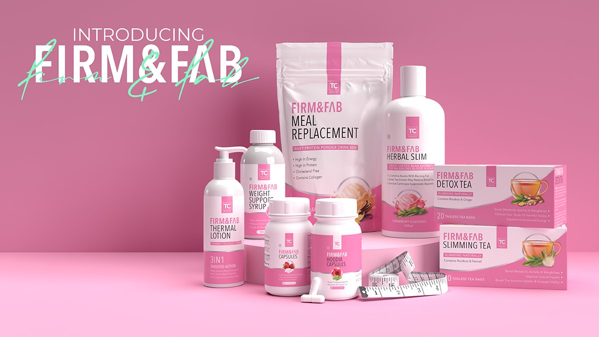 TableCharmSA's tweet photo. Be an even more FABULOUS YOU with our new FIRM &amp; FAB Range.
Shop online OR order through your nearest Business Builder: https://t.co/KOUecb8gG0
#FirmAndFab #NewYear #NewYou #ForYouForLife #Health https://t.co/CKmOd73rHK