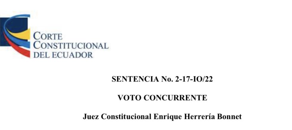 VeronicaLHM's tweet photo. 🟠¿Cuándo sucede la derogatoria de una norma? 

En términos generales, la derogatoria sucede cuando una norma pierde vigencia porque se ha emitido una posterior que regula la misma situación jurídica. 

Voto concurrente del Dr. Enrique Herrería. Sentencia No. 2-17-IO/22. Cita 8 https://t.co/T15URg2zWo