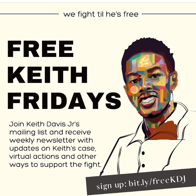 FreeKeithDavis's tweet photo. Happy #FreeKeithFriday we PLEASE ask that you continue to uplift Keith’s name and story. Gratefully Mosby is no longer be in office, but Keith’s still sitting in jail for the 8th year for a crime he didn’t commit. For Keith,his family and for us NOTHING CHANGES #FreeKeithDavisJr https://t.co/kNyoBofOkw