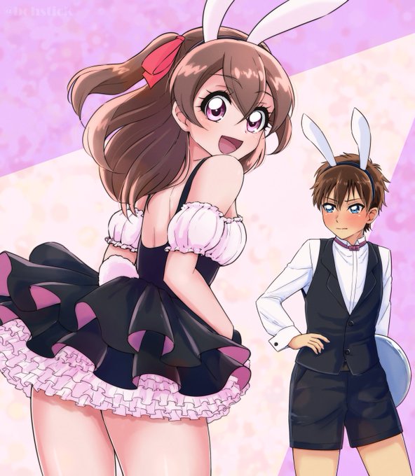 卯年なのでtkyiバニー描きました 