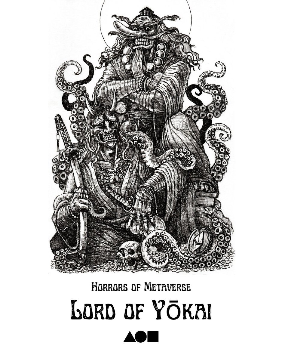 "Horrors of Metaverse" 😈🪙🐙
Foundation collection that represent demon and monster that live in every plane of existence, march their horror army and spread fear through out Metaverse 

Both reserve 0.15 $ETH
Link down below ⬇️🔗 #darkart