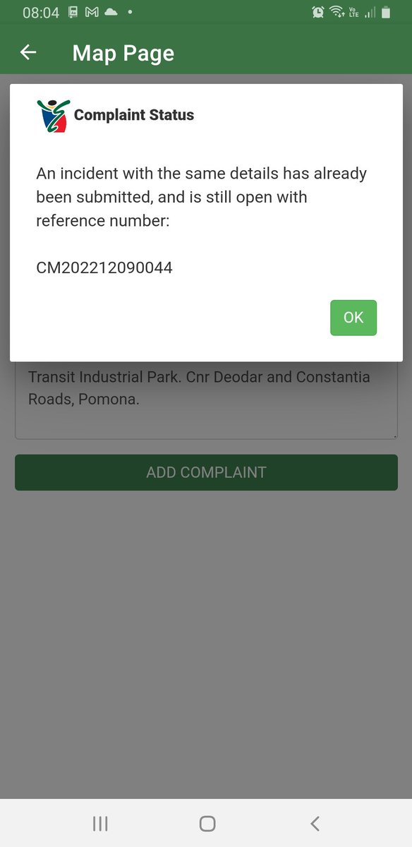 petejt5680's tweet photo. @CoE_Call_Centre Please update on Pomona Power Outage. Area outage. Elgin Road, Constantia Road. Deodar Road. Many businesses affected. https://t.co/Uyr0vYwNZ8