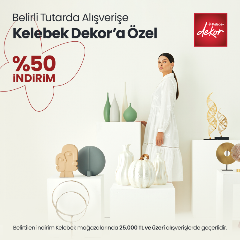 kelebekmobilya's tweet photo. Belirli Tutarda Alışverişe Kelebek Dekor’a Özel %50 İndirim!

Yaşam alanlarınıza güzellik katacak Kelebek ürünlerinde belirli tutarda alışverişe Kelebek Dekor’a özel %50 indirim mağazalarımızda sizleri bekliyor.

Kaçırmayın!

Son Gün 16 Ocak.

#kampanya #indirim #kelebekmobilya