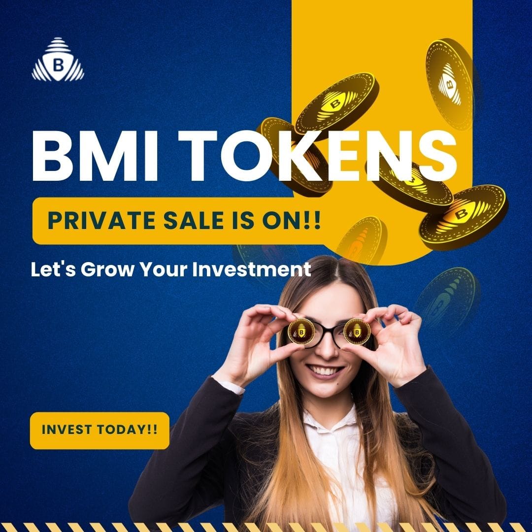 🔥Hoorayyyy!! It's time to Invest !!
Join us on the path to success with our crypto sale! 🔥

📌Invest Less Earn More!!📌

💸Just by joining the BMI TOKENS COMMUNITY which is an exclusive!!!💸

Visit @ bmitokens.com

#bmitokens #privatesale #investment #investtoday