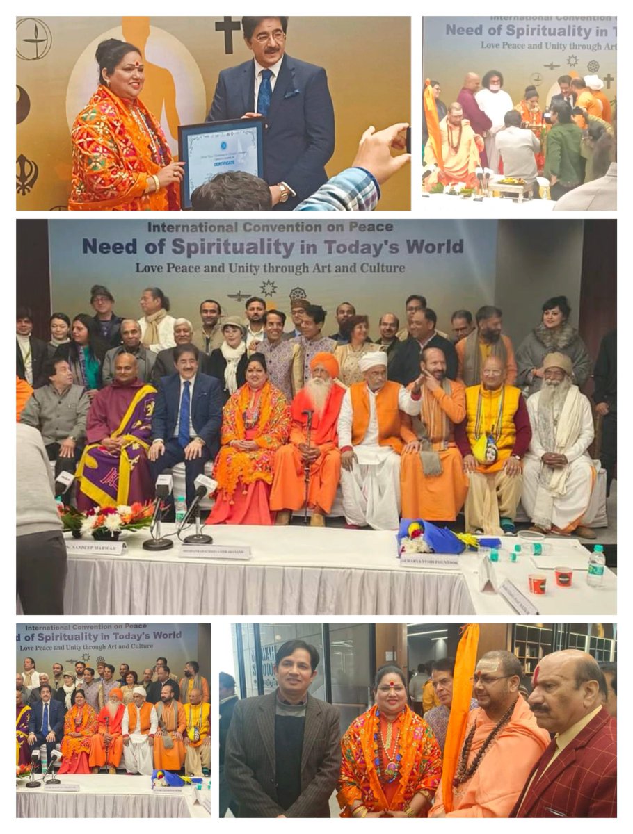 Aasthamaa_'s tweet photo. आज #आस्था_मां पहुंची
#नोएडा_फिल्म_सिटी_सेमिनार #need_of_speciality in today 's world #doctor_Sandeep
🚩#marva_studio
#film_city Noida🙏
सभी #संत_महात्माओं का #आगमन हुआ बहुत अच्छा लगा #धर्म पर चर्चा हुई
#शांति का #संदेश प्यार का संदेश संत #महात्माओं का आशीर्वाद मिला*🙏🚩 https://t.co/MC7HAuT43o