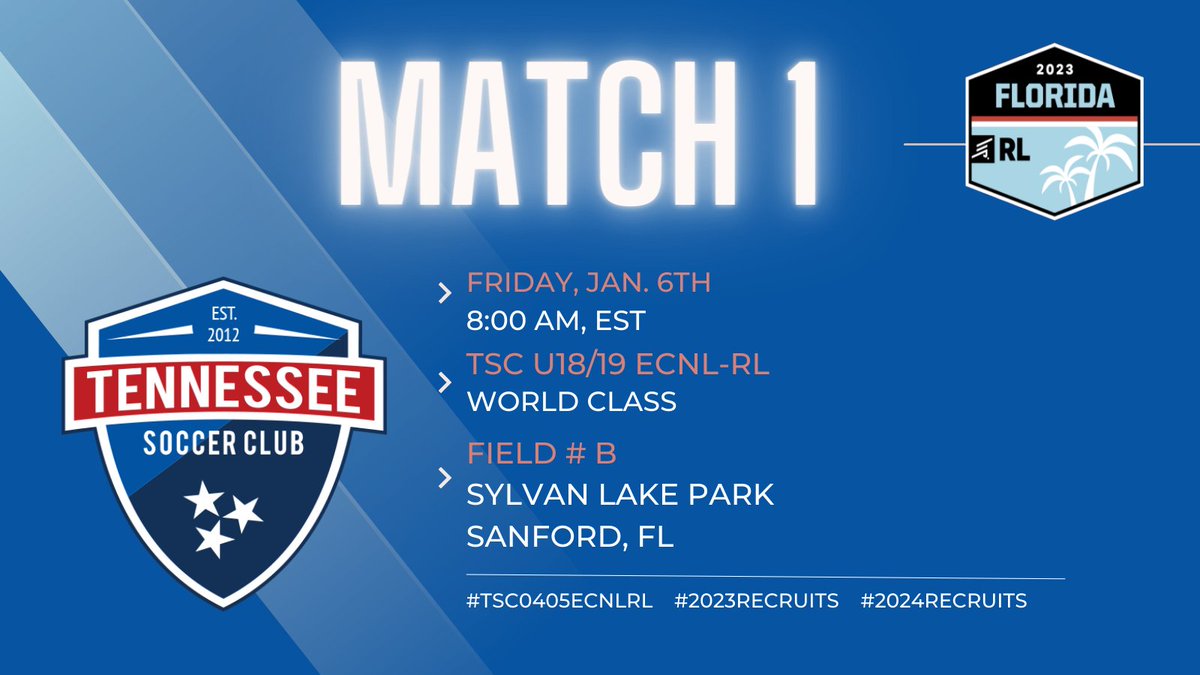 Warming up for Match 1 🌞 and early this morning in Sanford!!
#TSC0405ECNLRL 
#2023Recruits 
#2024Recruits 
<a href="/ECNLgirls/">ECNL Girls</a> <a href="/ECNLOhioValley/">ECNL Ohio Valley Conference</a> <a href="/TopDrawerSoccer/">TopDrawerSoccer</a> <a href="/PrepSoccer/">Prep Soccer ⚽️</a> <a href="/ImYouthSoccer/">ECNL/GA/Recruiting/College Soccer</a> <a href="/TheSoccerWire/">SoccerWire</a> <a href="/TSCECNL/">Tennessee Soccer Club ECNL</a> @TSCGKProgram <a href="/TNSoccerClub/">Tennessee Soccer Club</a>