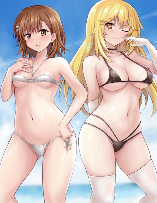 お次はお題箱から二人絵を描きます。今のうちに二人コンビお題を募集中!片方は巨乳。もう片方ちっぱいコンビを探してます 