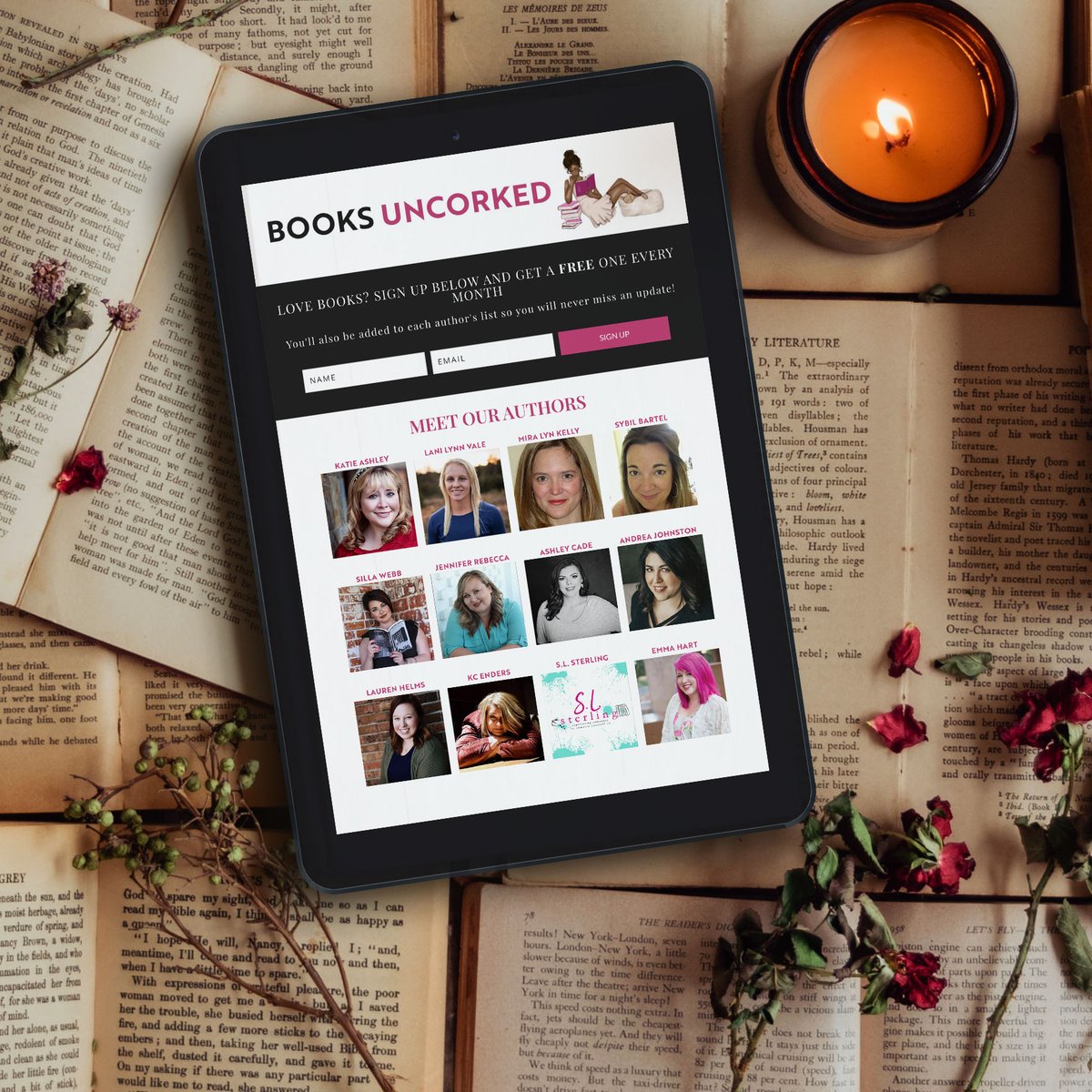 AuthorAshCade's tweet photo. I am so excited to be a part of Books Uncorked this year! 
Get a FREE book every month in 2023

Join and get your first free book NOW! 👉 https://t.co/Sq6cQysoZC 

#FREEBooks #BooksUncorked #RomanceReads #FREERomanceReads https://t.co/tySAuLroxg
