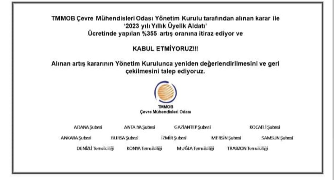cmomugla's tweet photo. %355 ZAM ORANINI KABUL ETMİYORUZ. https://t.co/UyPRAyQzOF