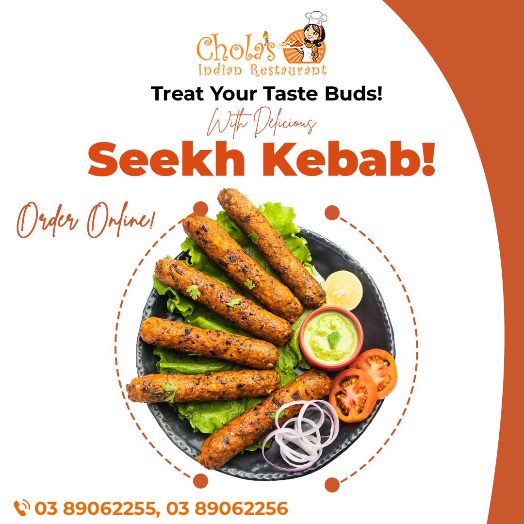 CholasIndian's tweet photo. Treat your taste buds with delicious Seekh Kebab !👌😍
Order Online !

#cholasindianrestaurant #Kebabs #chickentikka #seekhkebab #foodie #foodporn #fotd #dailyfood #foodie #foodporn #nonvegetarian #indiancuisines #cranbourne #reservation https://t.co/9fjHx4imHQ