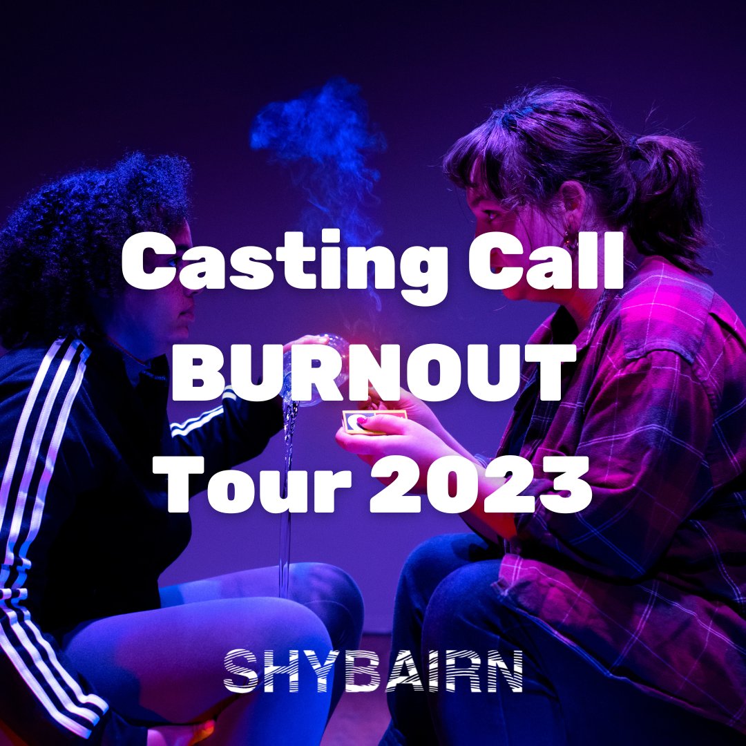 CASTING CALL: BURNOUT 2023 Tour 
We're searching for a performer to play 'Bridgette' for our tour starting @VAULTFestival

Bridgette: a white working class woman, 27 years old, Cumbrian*

*Full details & how to apply: bit.ly/3jWDXwX
Deadline: 16 Jan 
#VAULTConnect