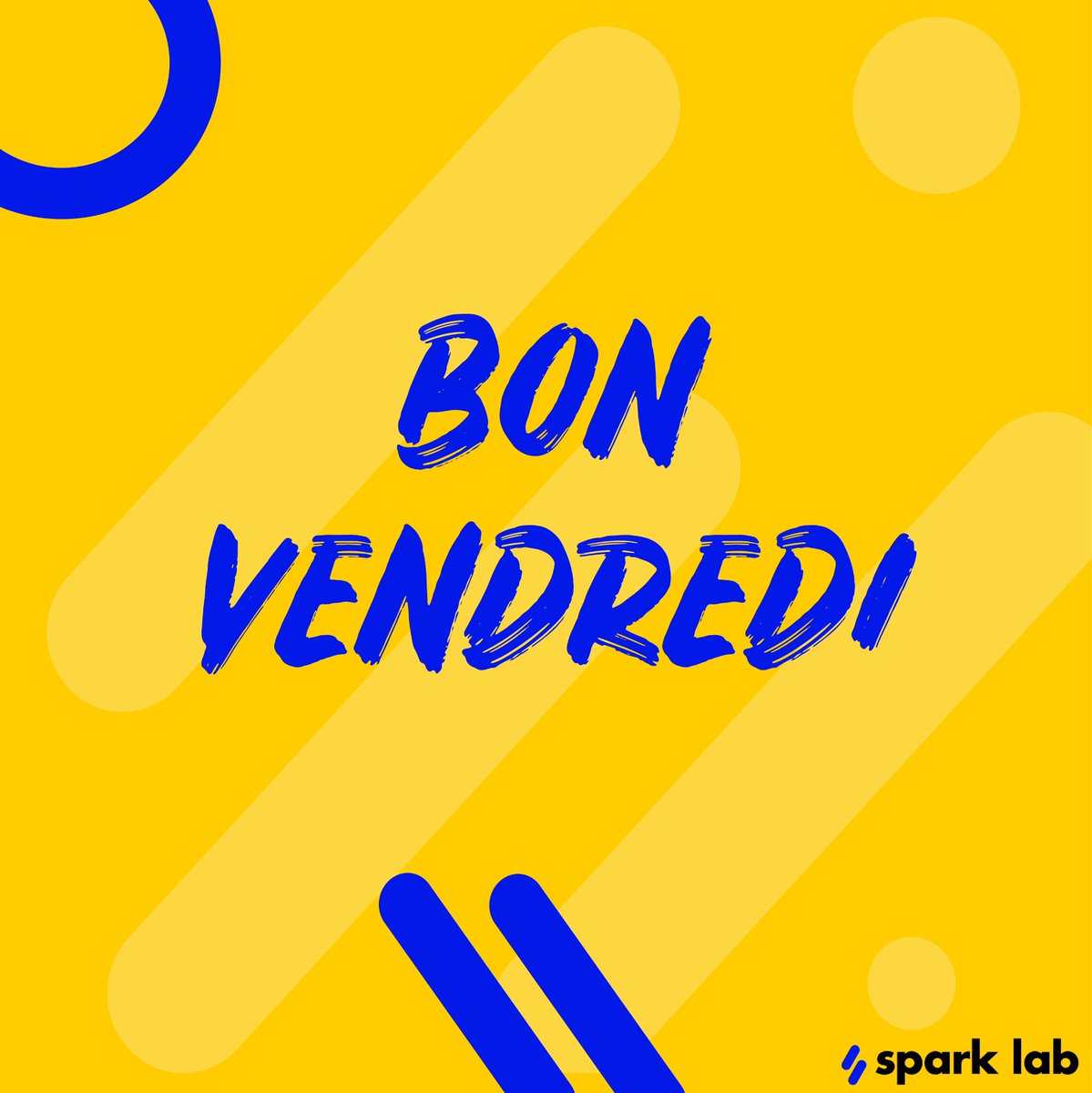 sparklab_fr's tweet photo. La team spark lab vous souhaite un bon vendredi 🤩 ! https://t.co/wwGZW7WJBS