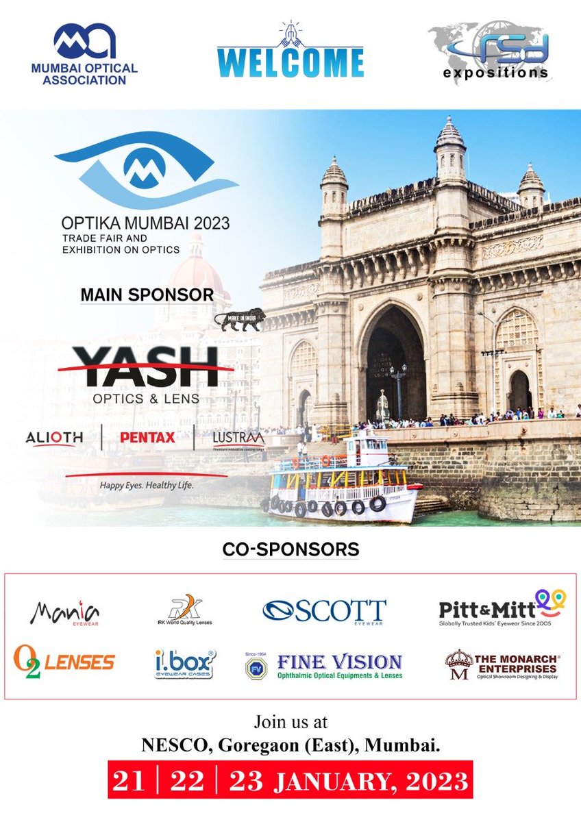 SLKOPTOMETRY's tweet photo. #optika #optikamumbai #optikaexhibition #optikaeyecare #Inoptics #tiodel #eyewear #eyecare #spectacles #sunglasses #contactlenses #optics #optometry #opthalmology #optometryjournal #brand #eyewearfashion #style #optical #optician #optometrist #ocularhealth #glasses https://t.co/N0NoLGAagm