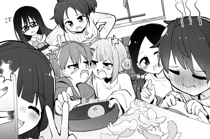 半年前に描き出し始めた創作百合シリーズ「キセツガール」、今年もよろしくお願いします🎈🎈🎈

#創作百合
#キセツガール 