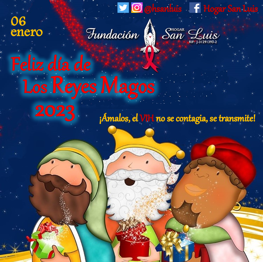 hsanluis's tweet photo. Feliz día de Los #ReyesMagos #FHSL 2023 #VIH #Caracas #06Ene #RSE #EmpresaPrivada #RSC #Venezuela #UnidosPorLaEsperanza #NiñosConVIH #UnidosPorLaVida #HogarSanLuis #Solidaridad #Regrann #HIV #Repost #LatAm #DiaDeReyes #HappyKingsDay https://t.co/zfTHYQlaUy
