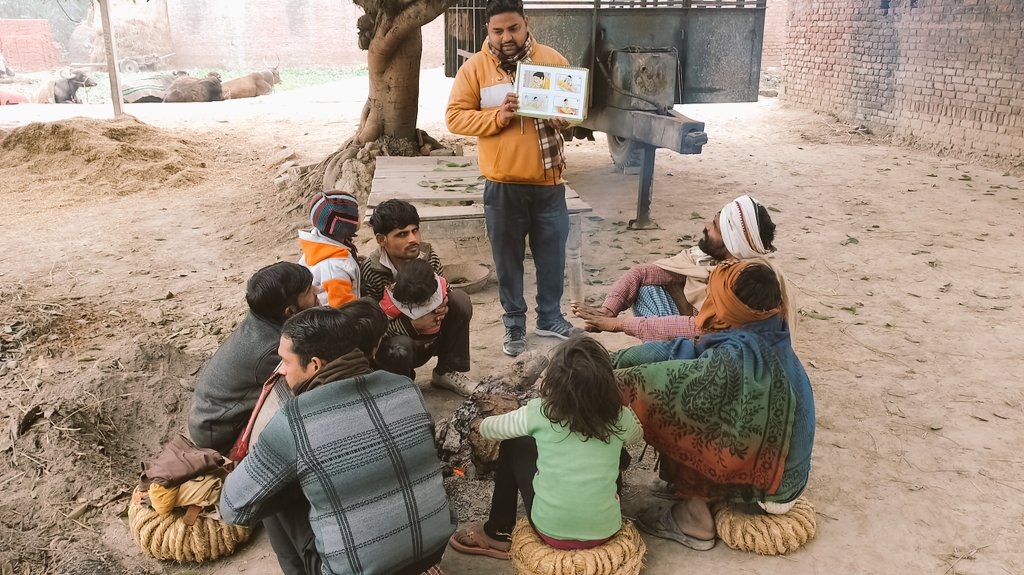 Innovative ideas and strong willpower is necessary for achive a Goal.We are changing the behaviour of community people about habits of cleaness.Our BCC therapy giving a big contribution in our Malaria free society campaign.
<a href="/Isakshi1610/">Sakshi pawar</a> 
<a href="/santoshbhargav2/">Dr. Santosh Bhargava</a> 
<a href="/sksomya/">Som Sharma</a>