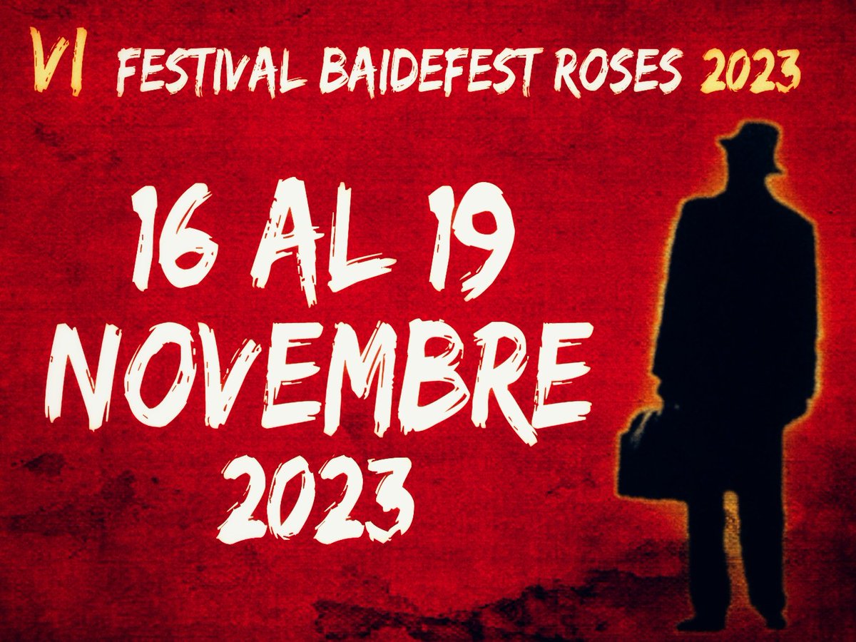 BaiDeFest's tweet photo. Feliç dia de Reis. I avui, en unes dates tan entranyables, que millor que presentar les dates de la VI edició del BaiDeFest Roses 2023. Del 16 al 19 de novembre

#baidefest #baidefest2023 https://t.co/ukm68TMRfG