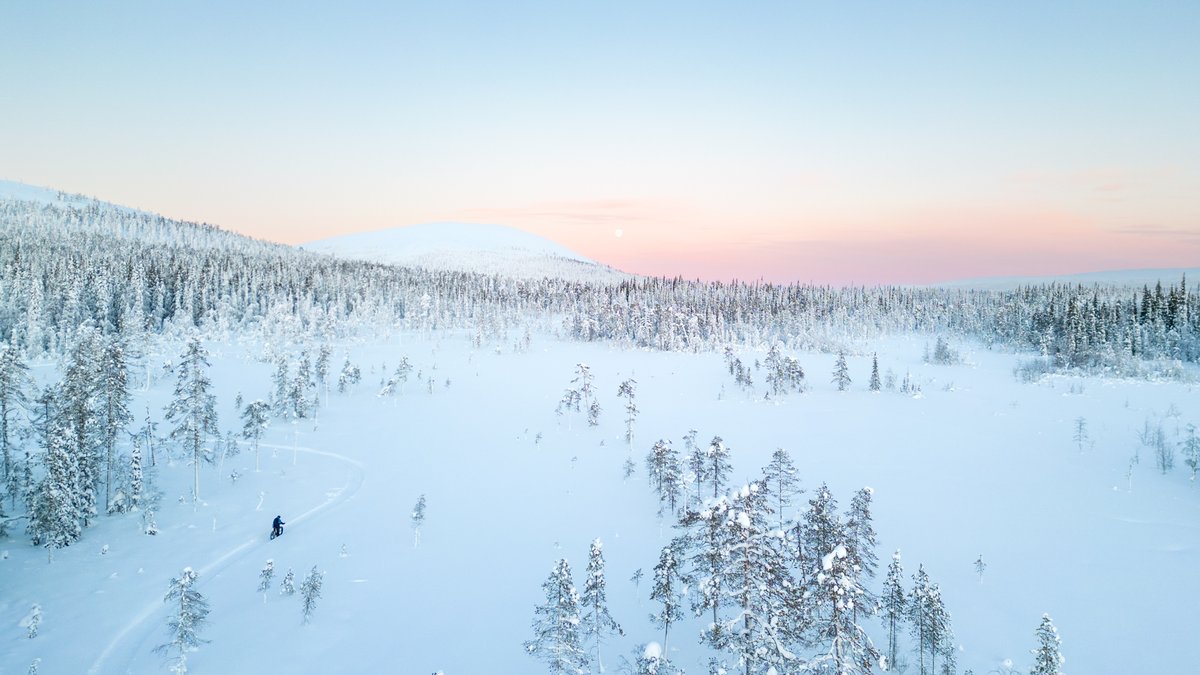 Oli aika rapsakka pyöräilykeli, mutta kaunista oli.