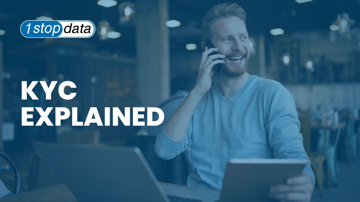 GNMEditor's tweet image. 1StopDataLtd: For helpful insights about the importance of KYC (Know Your Customer) and how 1 Stop Data can help with KYC solutions, visit:

1stopdata.com/kyc

#KYC #KnowYourCustomer #Compliance #B2C #DataSafe #Sales #SalesTips #SalesOperations  #B…