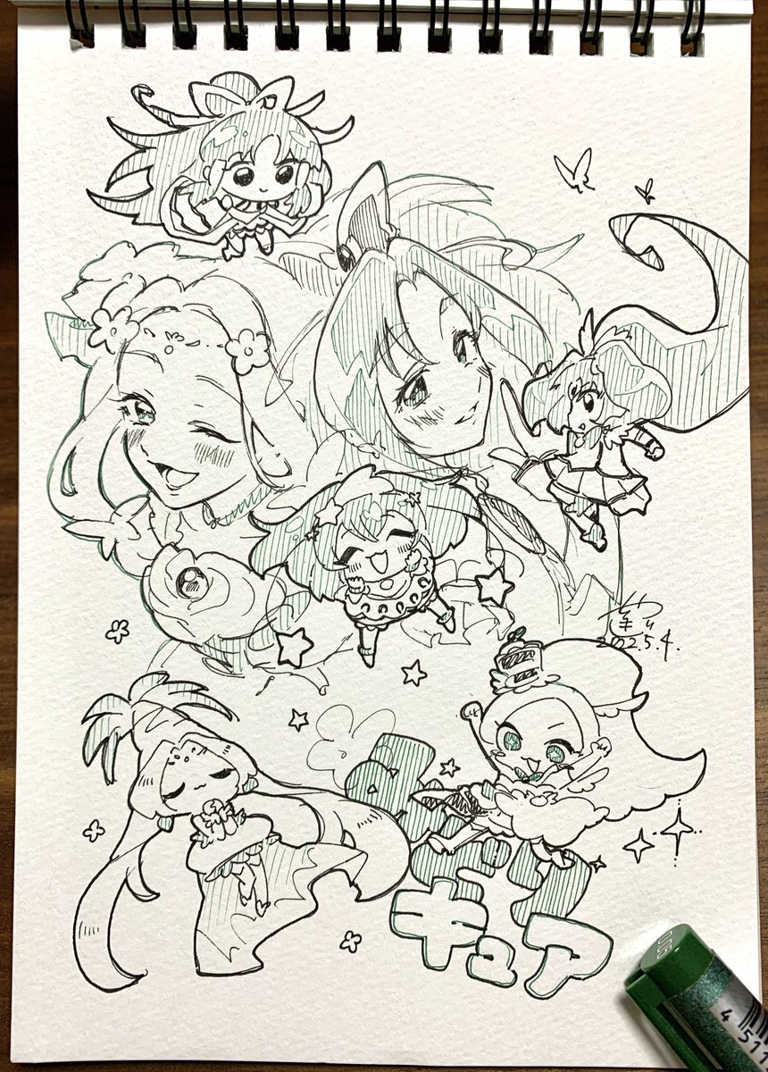 ワンドロお気に #過去絵を投げて絵を描いた気になろうキャンペーン 