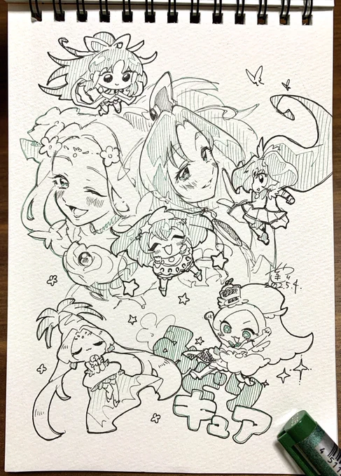 ワンドロお気に #過去絵を投げて絵を描いた気になろうキャンペーン 