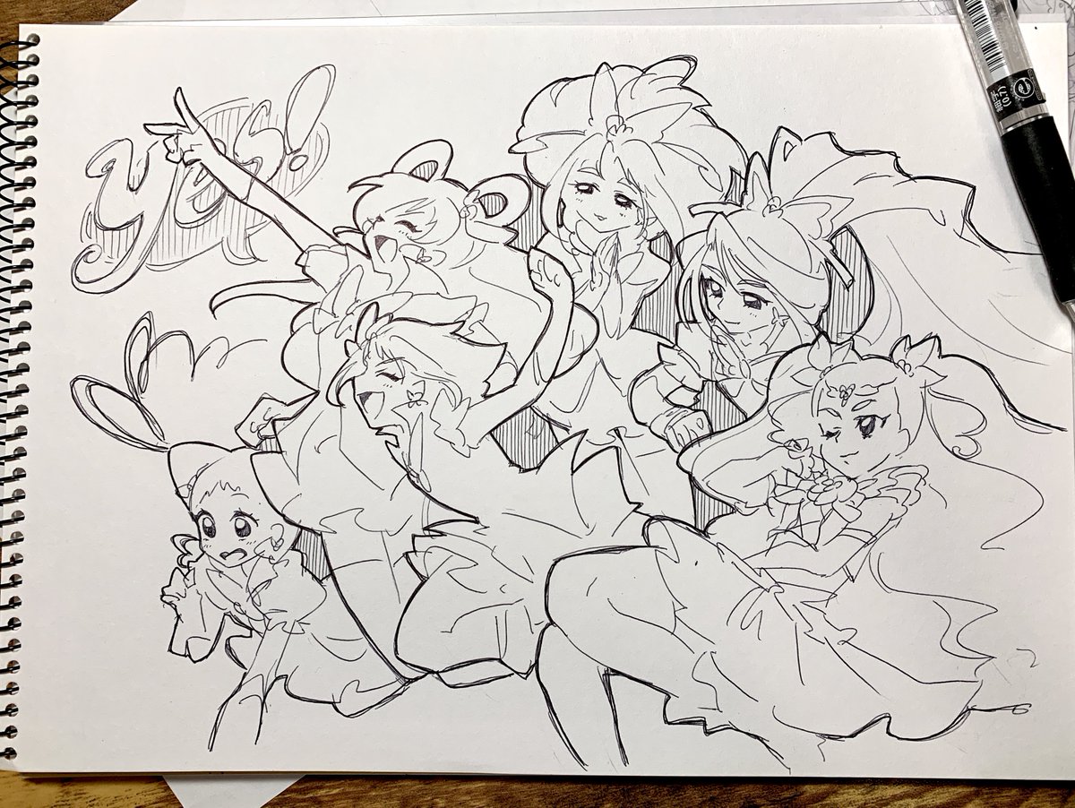 ワンドロお気に #過去絵を投げて絵を描いた気になろうキャンペーン 