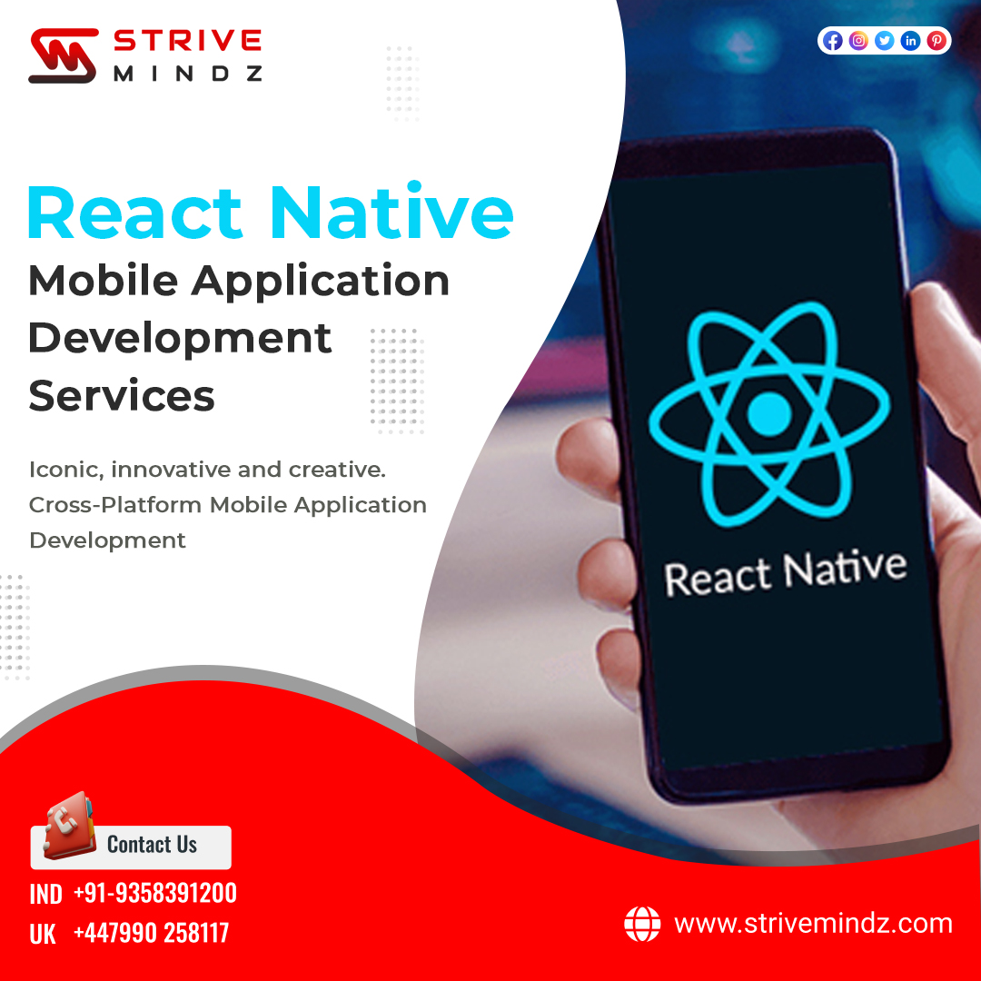 strivemindz's tweet image. From structuring an intuitive UI to building a versatile, cross-platform application for iOS and Android, we can assist you in developing a high-performing application utilizing cutting-edge innovations.
Visit -strivemindz.com/react-native-a…
#reactnativedevelopment #reactnativedeveloper