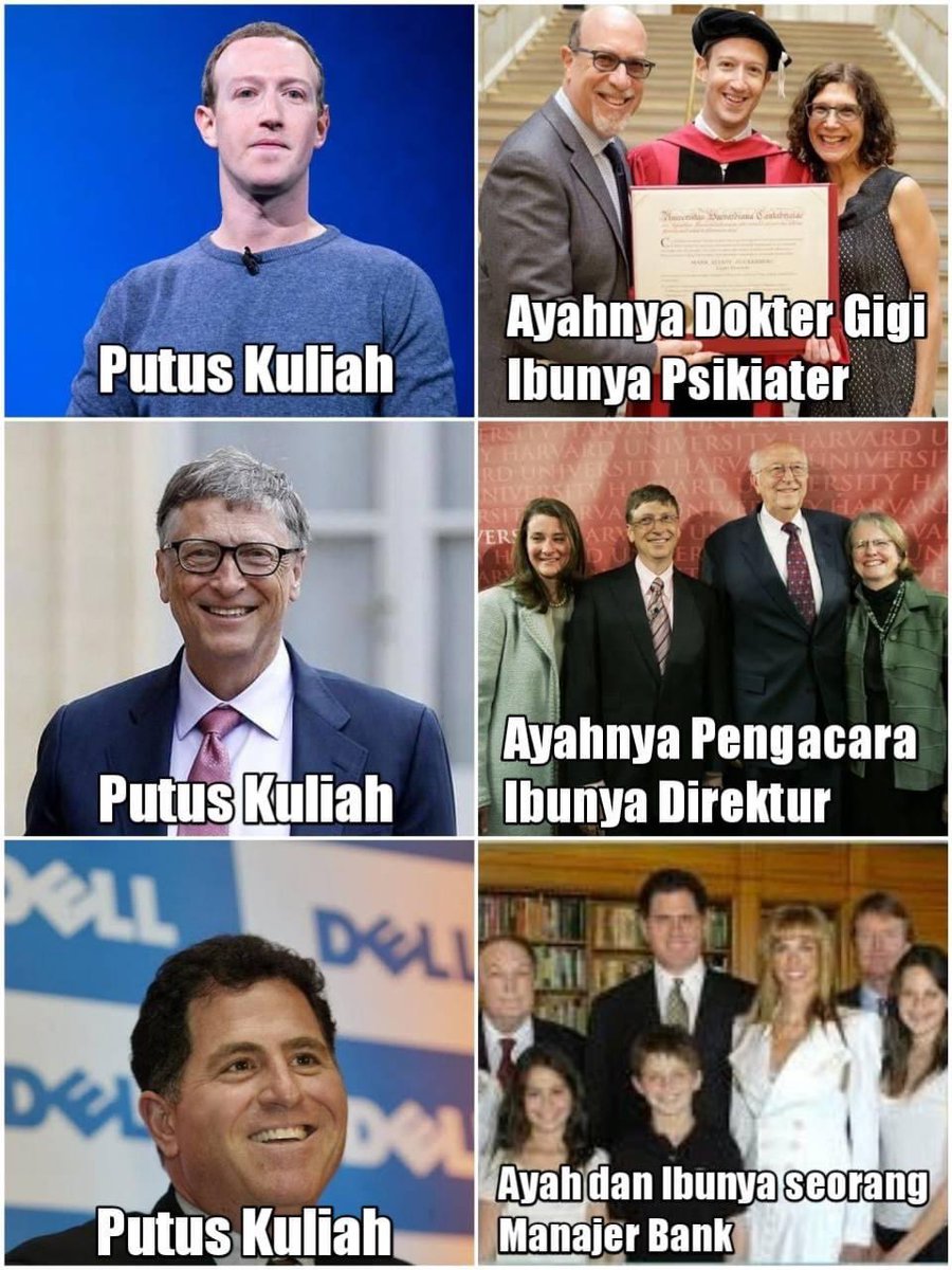 Sebagian orang beruntung dilahirkan di keluarga yg kaya akan materi, sisanya lebih beruntung karena diberi hati dan tulang yang kuat untuk berusaha sendiri