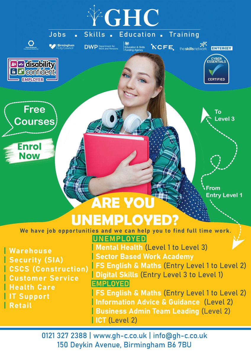 We have a Sector work based course in CARE starting on Monday for three days of the week, 10 am until 2 pm. You will be achieving accredited qualifications and gaining work place experience in this sector. Guaranteed interviews at the end of the course which lasts for four weeks.