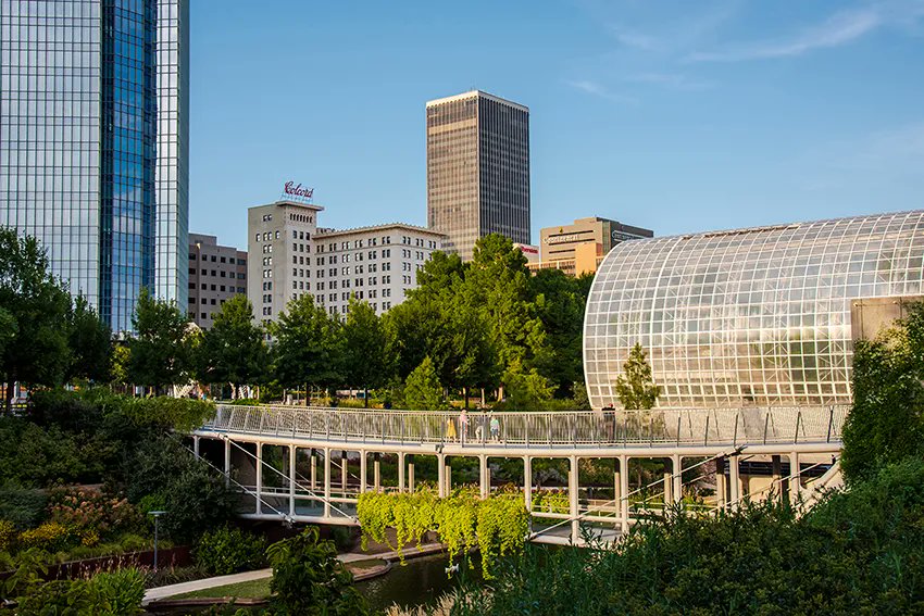 Visit Myriad Botanical Gardens in January for a good time | VeloCityOKC buff.ly/3Zf5pGc