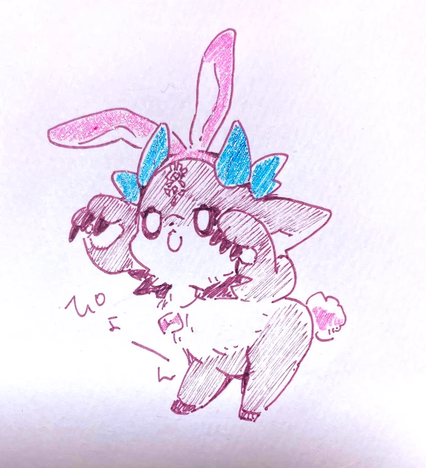 無性にでび様が描きたくなったのでうさでび様#でびるさまにささげるえ 
