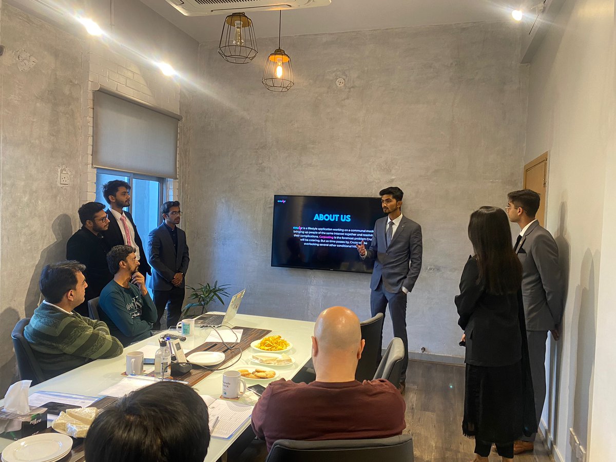 Muhammad Waqas and Hisham Sajid are evaluating pitches from some of the most unconventional startups in Pakistan at NIC Karachi's Cohort X induction. 
It's always inspiring to see the passion and drive of these entrepreneurs as they pitch their ideas. 
#NICKarachi #CohortX