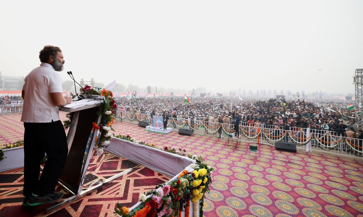 srinivasiyc's tweet photo. पानीपत की रैली में उमड़ा सैलाब एक शंखनाद है, महँगाई बेरोजगारी और नफरत के खिलाफ.. https://t.co/sXrpL20SiV