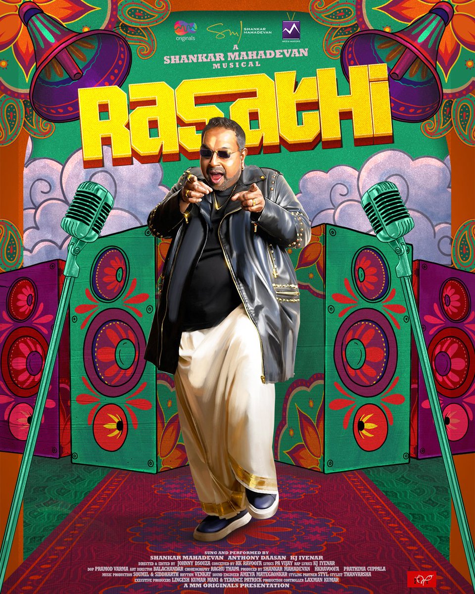 MediaMasons's tweet photo. Get ready to vibe with 'RASATHI'
Here is the first look of our 
#mmoriginals7- RASATHI.
#mmrasathi

@Shankar_Live  @anthonydaasan 
@IyenarJack @pavijaypoet
@Roshni_offl 

#mmrasathi #MMoriginals7 #mmoriginals #mediamasons https://t.co/NaYVKMDyC9