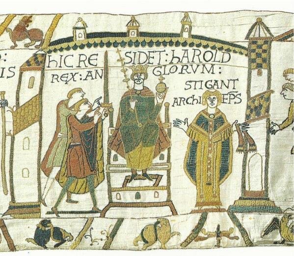 Today in 1066 Harold Godwineson was crowned king of England. He remained in office for only 281 days until his death at the Battle of Hastings. In modern terms, that's 5.73 Trusses or 7.39 Kwartengs.