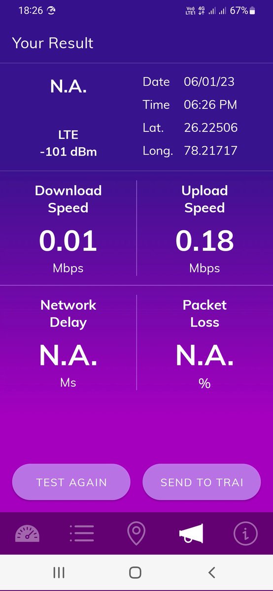 <a href="/DoT_India/">DoT India</a> <a href="/TRAI/">TRAI</a> <a href="/Airtel_Presence/">Airtel Cares</a> <a href="/airtelindia/">airtel India</a> एयरटेल कंपनी द्वारा 4G नेट के नाम पर 2G नेट स्पीड दी जा रही है जो कि ग्राहकों के साथ सरासर धोखाधड़ी है कृपया उचित कार्यवाही करें Mob 9329683993