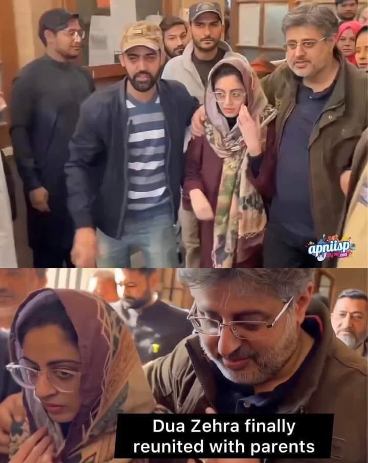 ESehar's tweet photo. At last some good news. See which type of men deserve to be called protectors 🙌
who don't play ghairat card, who fight for their women, who are happy to save their daughters from evil hands. Hats off to Dua's father.
Just see his face, the pride, the contentment #duazahra https://t.co/YQaRZ2FHfT