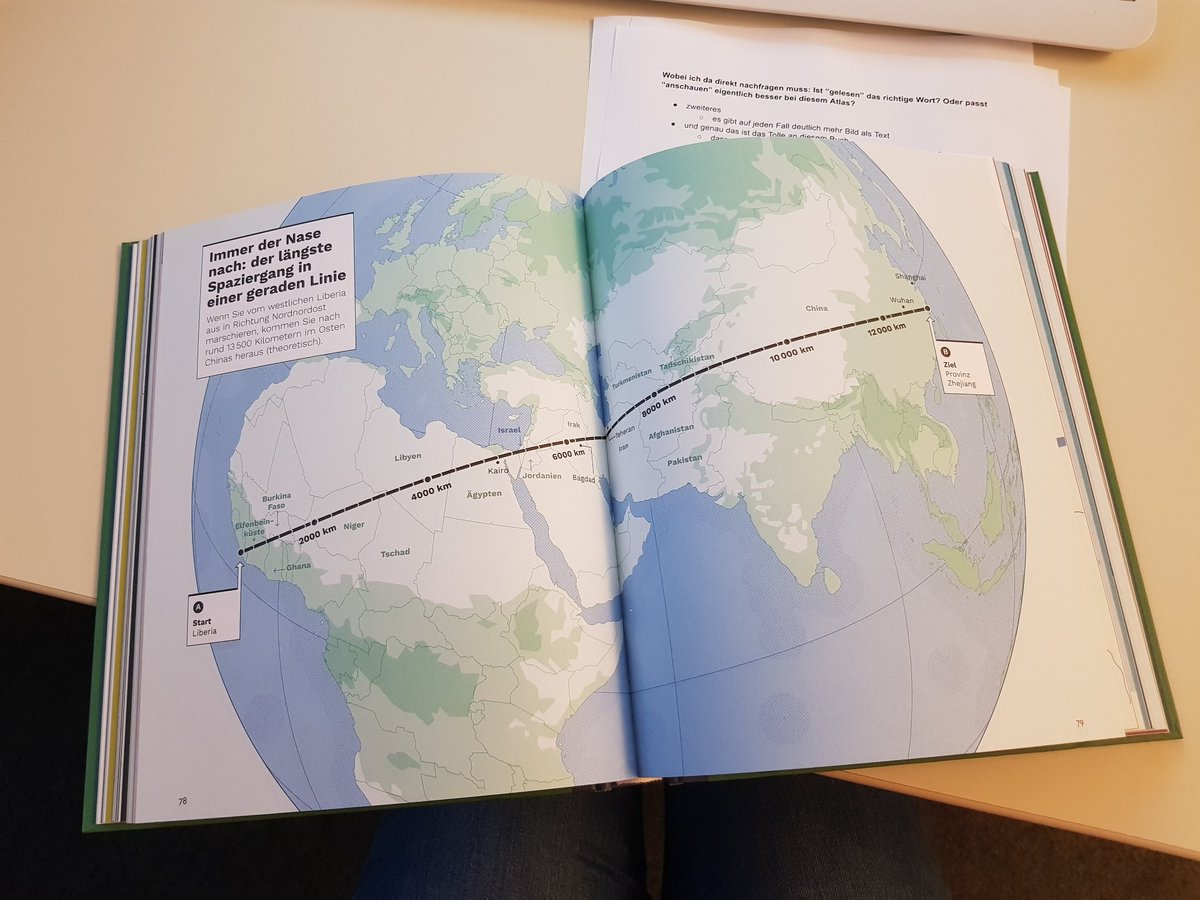 AnneKohlick's tweet photo. Wollt ihr mitkommen auf den längsten Spaziergang, den man auf einer geraden Linie machen kann? Oder wissen, nach welchem Tier "Kamerun" heißt? Was 🦐 damit zu tun haben, hört ihr in meiner #Buchkritik zum "Atlas für Naturfreunde" @dlfkultur: https://t.co/dpMIZtYNMP https://t.co/v37S5Nalpg