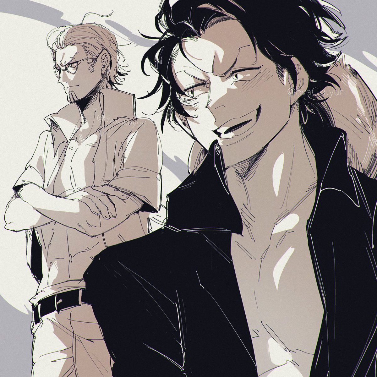 「今日はらくがき止まらない日若若レイロジャ～～～ 」|くゆが原稿らんど👑のイラスト