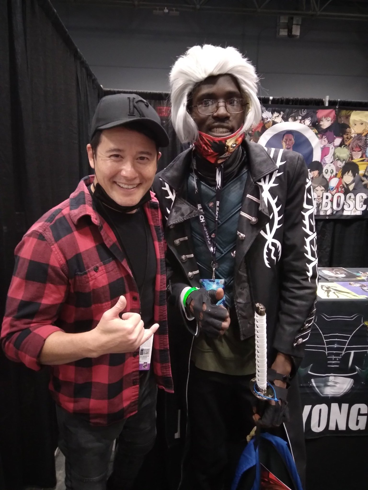   Happy birthday Johnny yong bosch glad I met you last year 